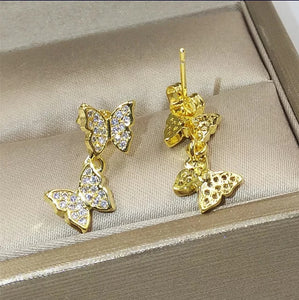 Dainty Butterfly Earrings